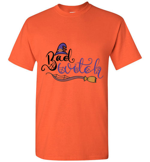 Bad Witch Halloween Tee Shirt Top T-Shirt