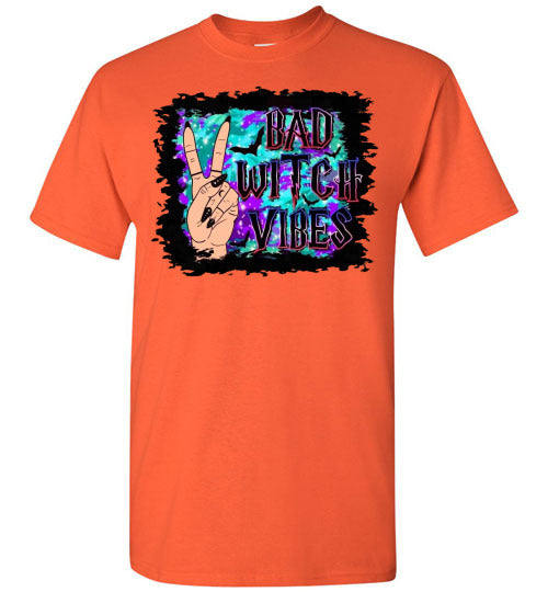 Bad Witch Vibes Halloween Tee Shirt Top T-Shirt