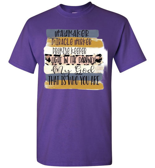 Way Maker Miracle Worker Christian Tee Shirt Top