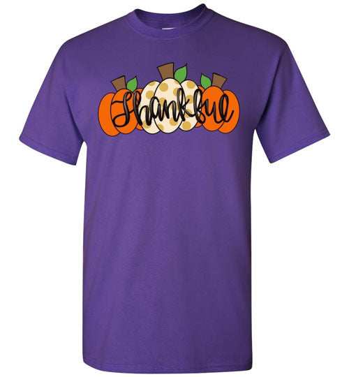 Thankful Pumpkins Graphic Tee Shirt Top