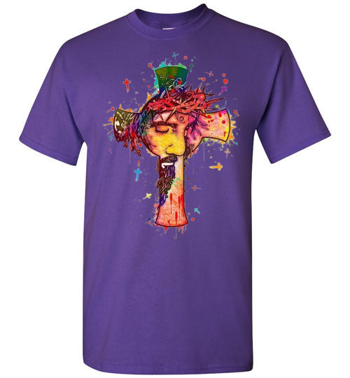 Christian Cross Jesus Tee Shirt Top T-Shirt