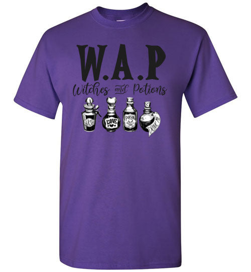 W.A.P. Witches and Potions Halloween Tee Shirt Top T-Shirt WAP