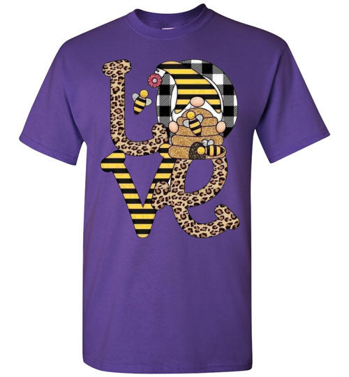 Love Bee Hive Tee Shirt Top T-Shirt