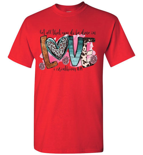 Love Christian Faith Tee Shirt Top T-Shirt