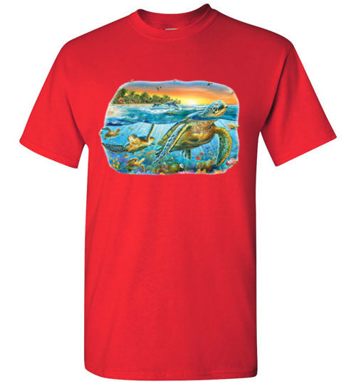 Sea Turtle Graphic Tee Shirt
