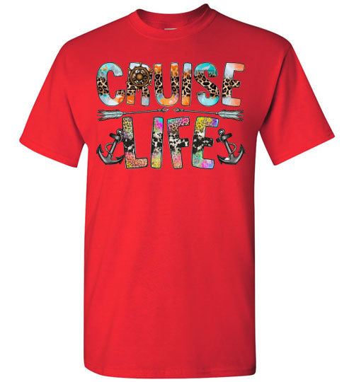 Cruise Life Graphic Tee Shirt Top