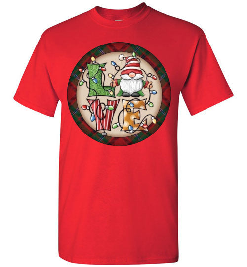 Love Christmas Holiday Tee Shirt Top T-Shirt