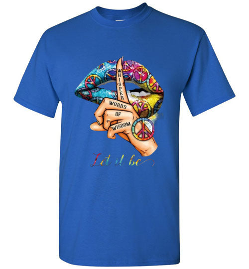 Let It Be Peace Hippie Tee Shirt Top T-Shirt