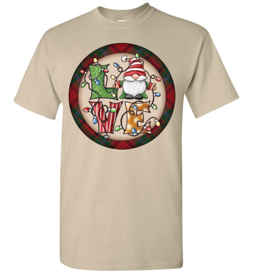 Love Christmas Holiday Tee Shirt Top T-Shirt
