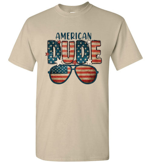 American Dude Patriotic American Tee Shirt Top 32895