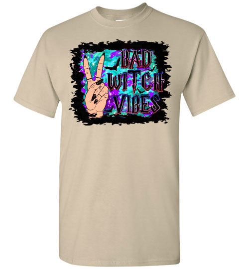 Bad Witch Vibes Halloween Tee Shirt Top T-Shirt