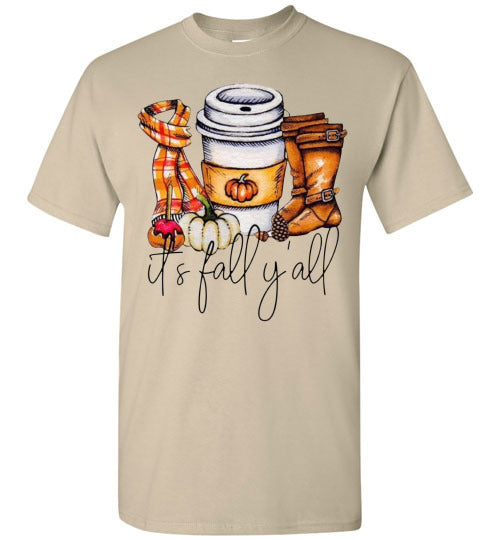 It's Fall Ya'll Graphic Tee Shirt Top