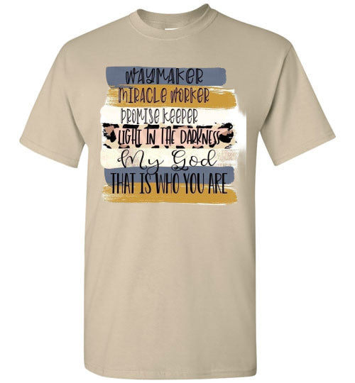 Way Maker Miracle Worker Christian Tee Shirt Top