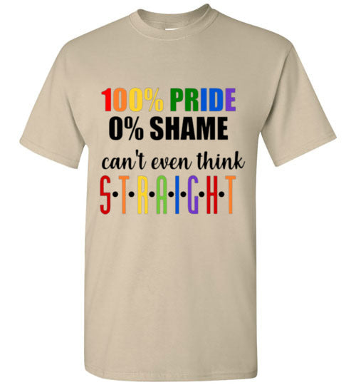 100% Pride Tee Shirt Top T-Shirt