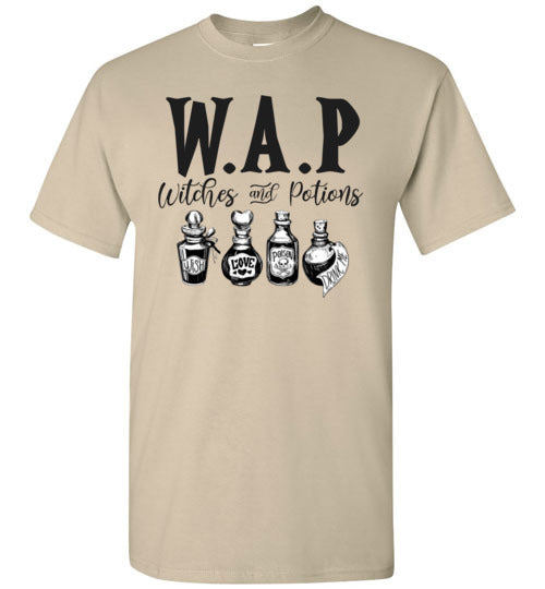 W.A.P. Witches and Potions Halloween Tee Shirt Top T-Shirt WAP