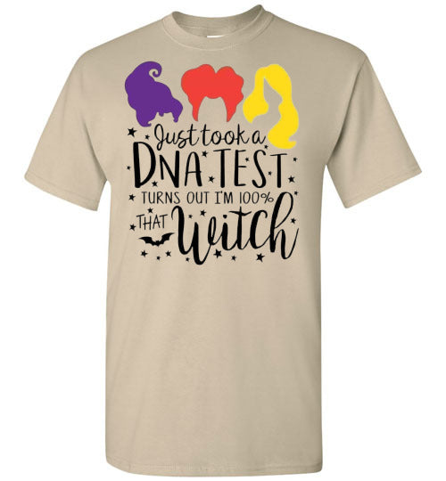 Hocus Pocus Dna Test Witch Tee Shirt Top T-Shirt