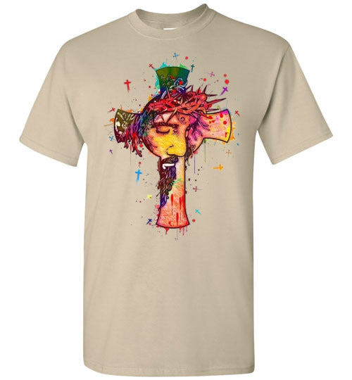 Christian Cross Jesus Tee Shirt Top T-Shirt