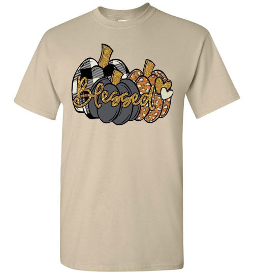 Blessed Fall Pumpkin Tee Shirt Top T-Shirt