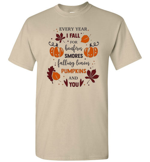 Fall Autumn Graphic Tee Shirt Top