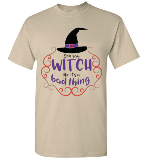 Bad Thing Witch Fall Halloween Tee Shirt Top T-shirt