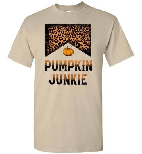 Pumpkin Junkie Graphic Fall Tee shirt Top
