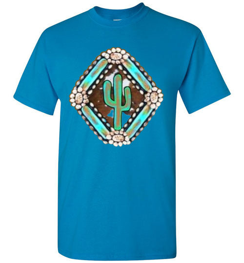 Southwestern Cactus Tee Shirt Graphic Top T-shirt