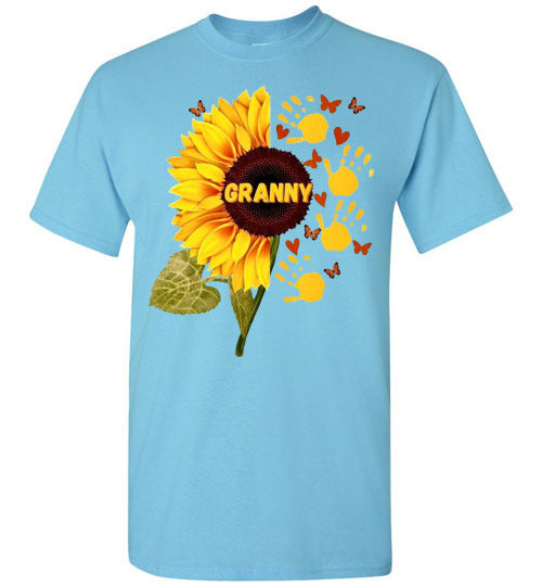 Granny Sunflower Graphic Tee Shirt Top
