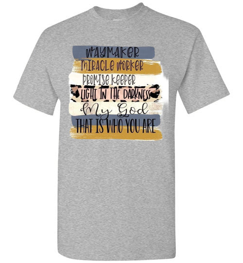 Way Maker Miracle Worker Christian Tee Shirt Top