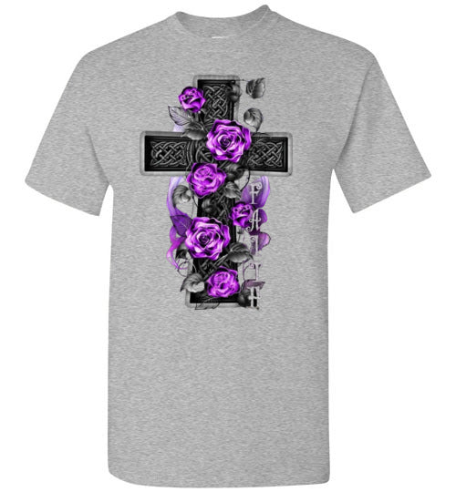 Cross Faith Christian Tee Shirt Top T-Shirt