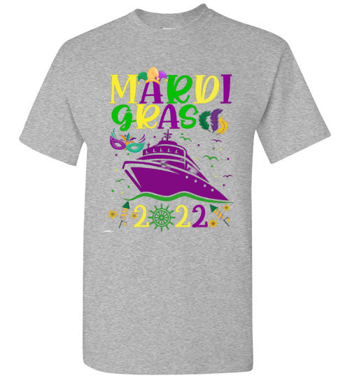 Mardi Gras 2022 Cruise Graphic Tee Shirt Top