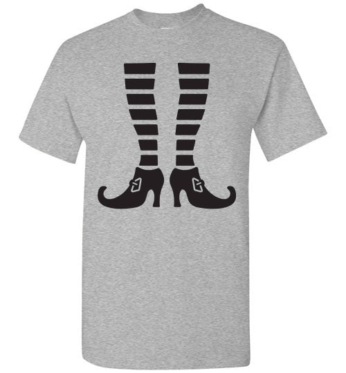 Witch Legs Halloween Tee Shirt Top T-SHirt