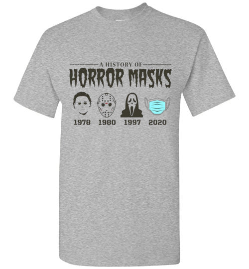 Horror Mask Funny Tee Shirt Top T-shirt