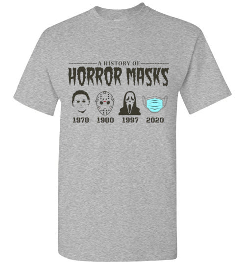 Horror Mask Funny Tee Shirt Top T-shirt