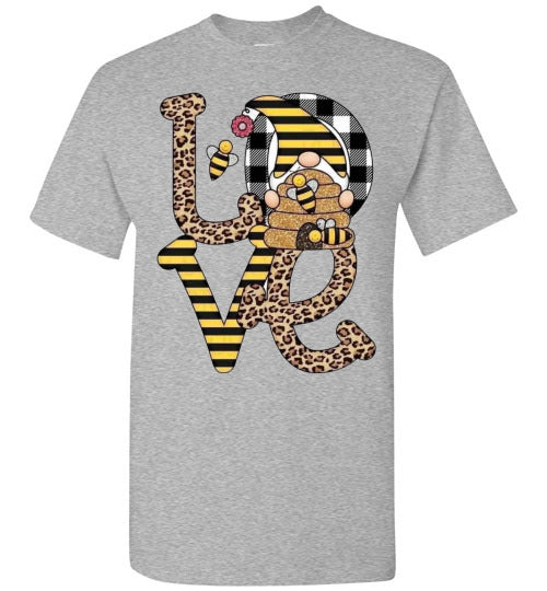 Love Bee Hive Tee Shirt Top T-Shirt