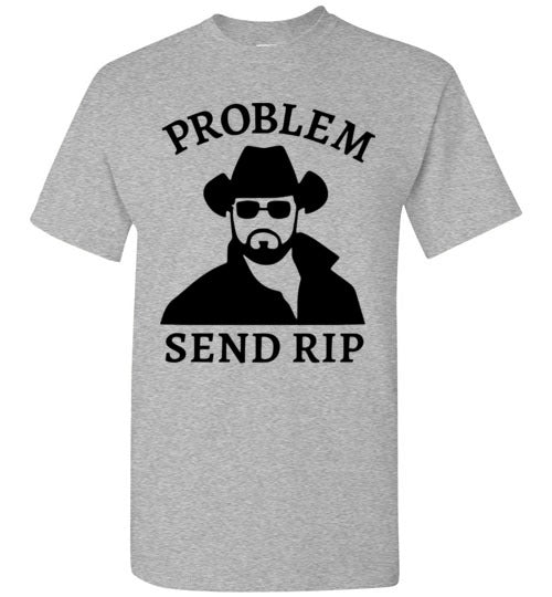 Problem Send Rip Graphic Tee Shirt Top