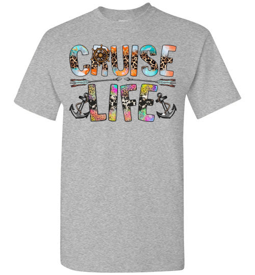 Cruise Life Graphic Tee Shirt Top