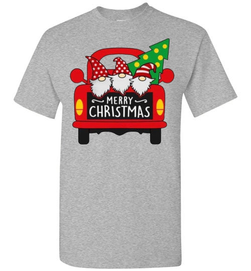 Old Christmas Truck With Gnomes Tee Shirt Top T-Shirt