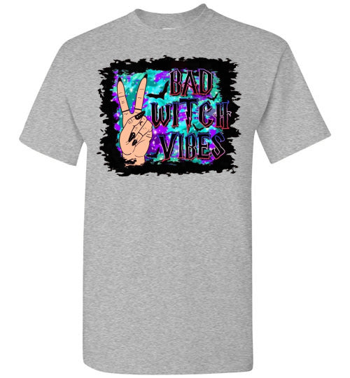 Bad Witch Vibes Halloween Tee Shirt Top T-Shirt