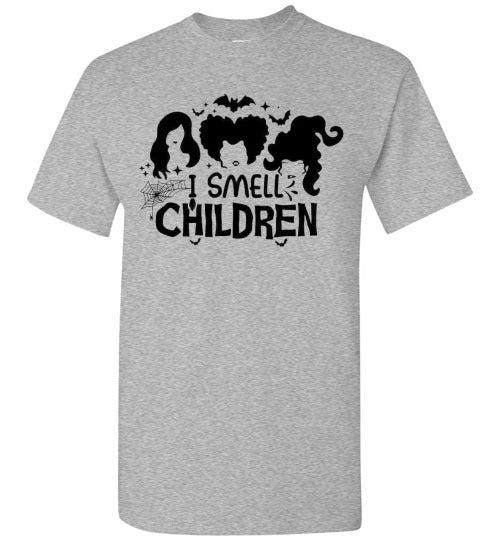 I Smell Children Halloween Witch Graphic Tee Shirt Top