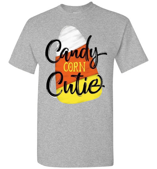 Candy Corn Cutie Fall Halloween Tee Shirt Top T-Shirt