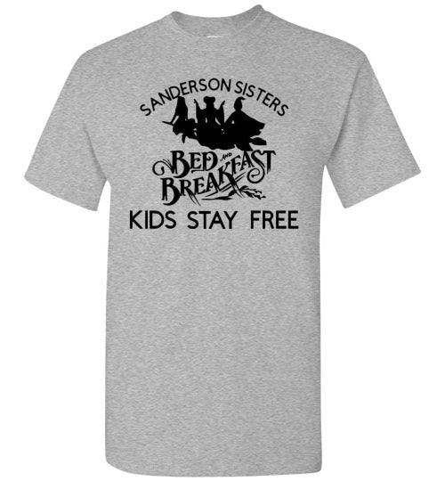 Sanderson Sisters Bed And Breakfast Halloween Witch Graphic Top Shirt