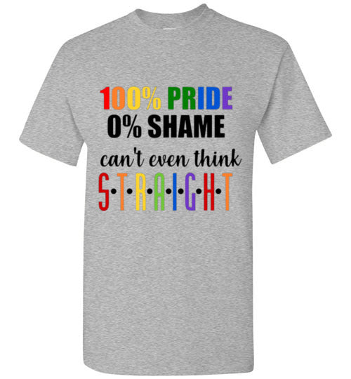 100% Pride Tee Shirt Top T-Shirt