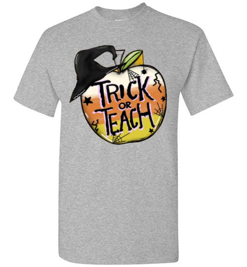 Trick Or Teach Graphic Tee Shirt Top T-Shirt