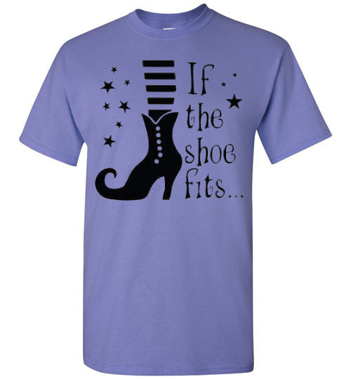 If The Witch Shoe Fits Halloween Fall Tee Shirt Top T-Shirt