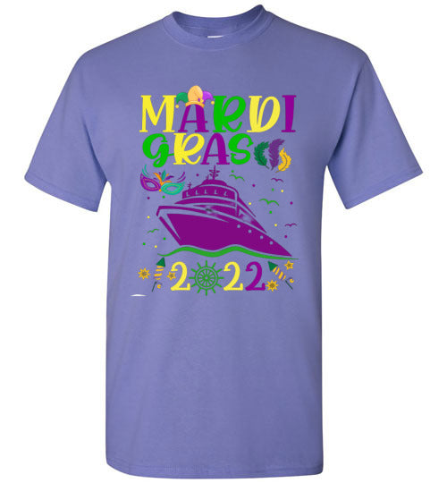 Mardi Gras 2022 Cruise Graphic Tee Shirt Top