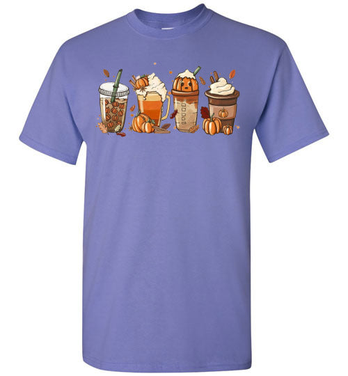 Pumpkin Spice Drink Fall Autumn Graphic Tee Shirt Top