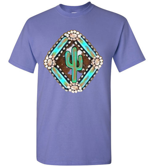 Southwestern Cactus Tee Shirt Graphic Top T-shirt