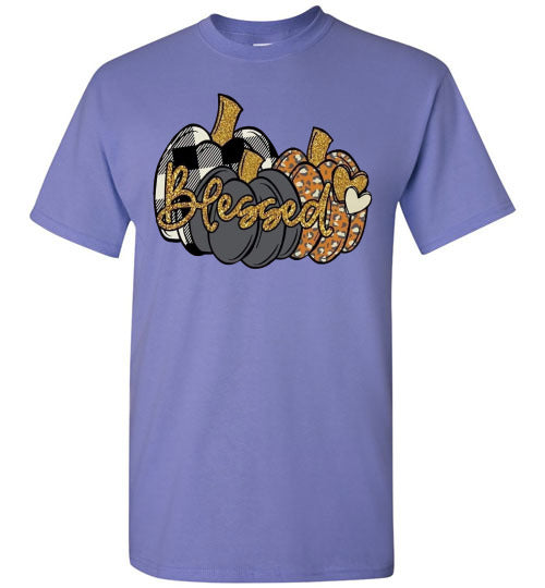 Blessed Fall Pumpkin Tee Shirt Top T-Shirt
