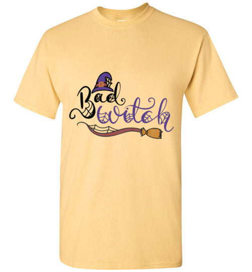 Bad Witch Halloween Tee Shirt Top T-Shirt