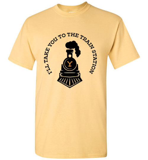 I'll Take You To The Train Station Tee Shirt Top